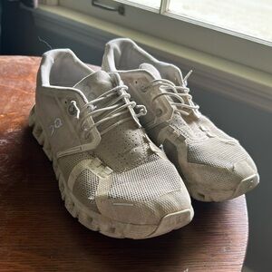 On Cloud 5 White Shoes